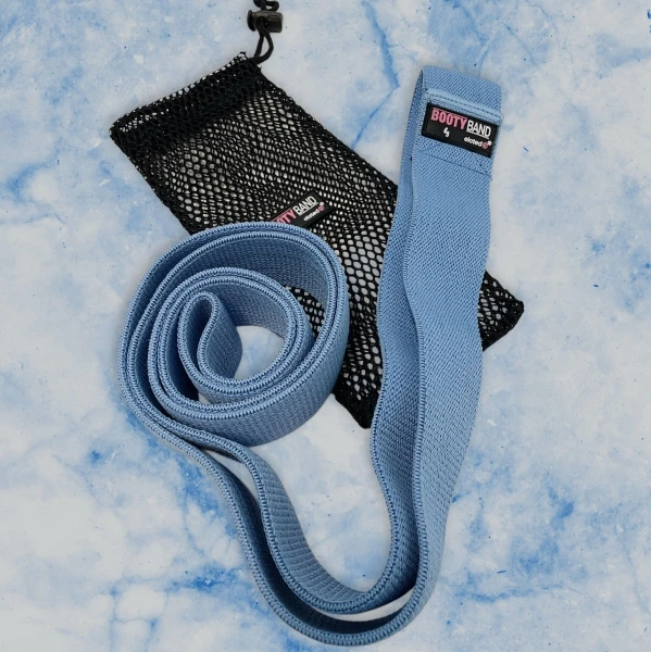 Guma na cvičení - Long Booty Band® Sky blue by Elated + E-book