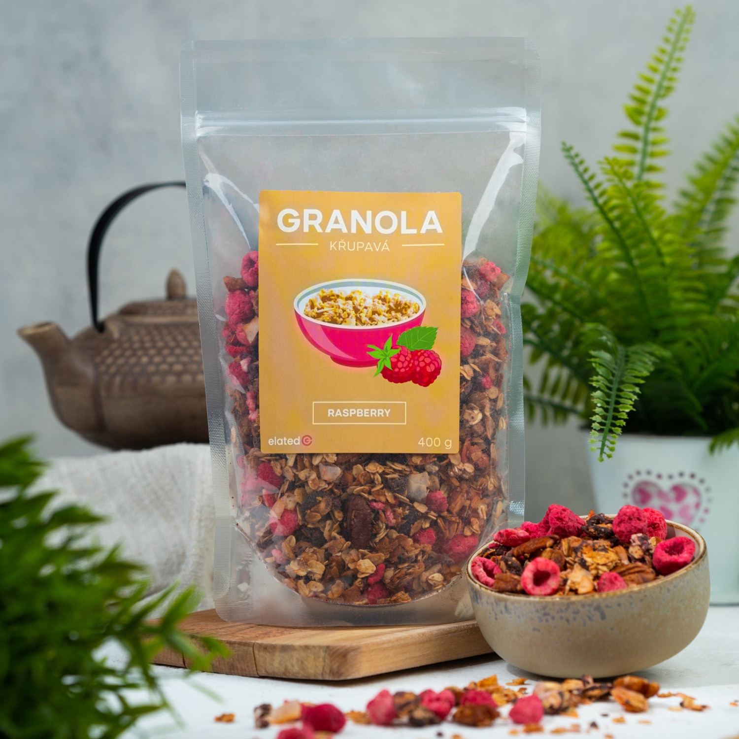 Granola - Raspberry - 400 g 