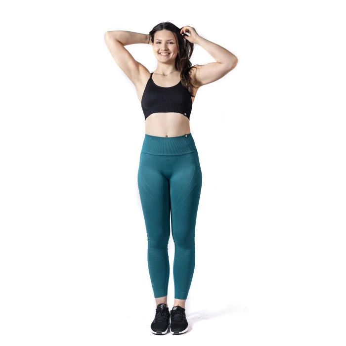 Deep Green Ocean Seamless Leggings - e-book Buď fit
