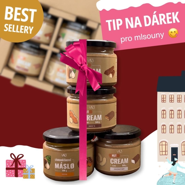 Dárkový box ořechových bestsellerů – 4x300 g